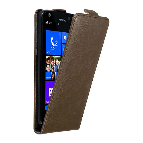 Cadorabo Coque Nokia Lumia 925 - Marron