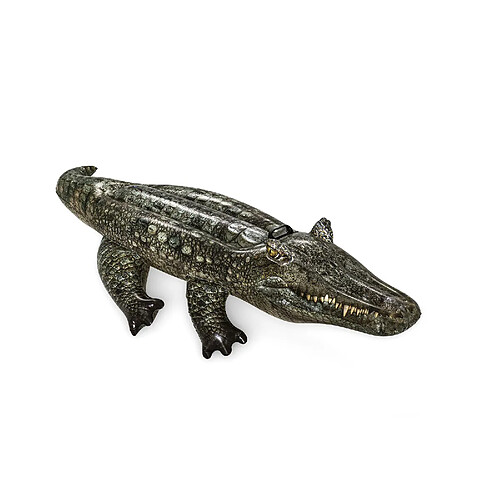 Bestway Bouée gonflable crocodile Realistic Reptile - 193 x 94 cm - Vert