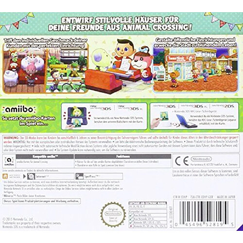NINTENDO 3DS Animal Crossing: Happy Home Designer