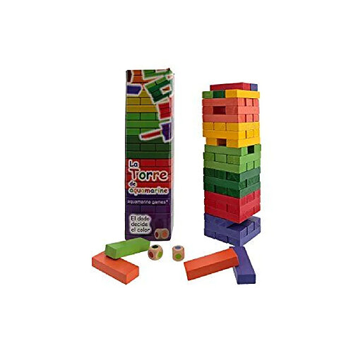 Tour de couleurs en bois - Multicolore