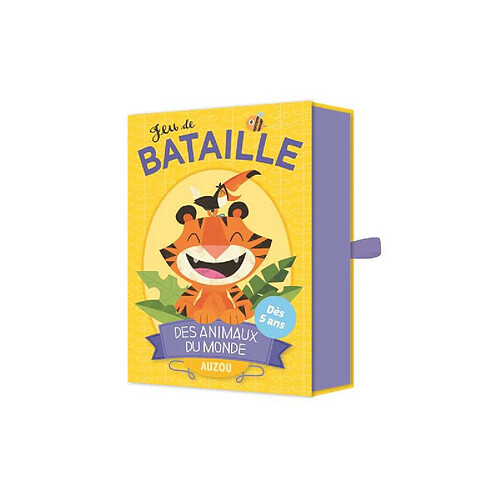 Auzou Bataille des Animaux du Monde