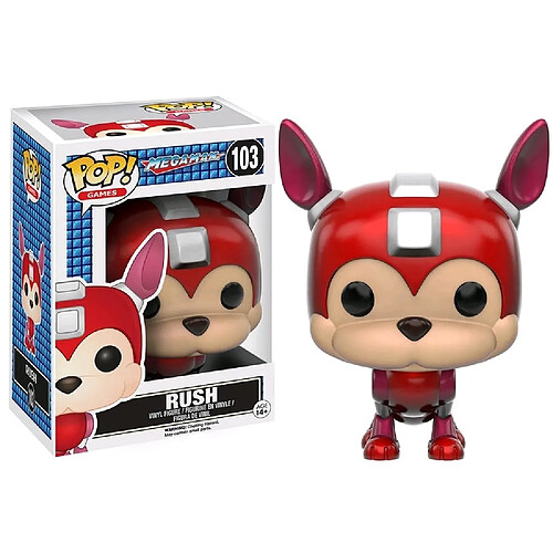 Figurine bobble head POP Rush MegaMan