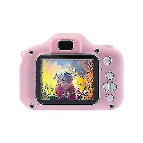 Caméra vidéo portable pour enfants x2 - Rose