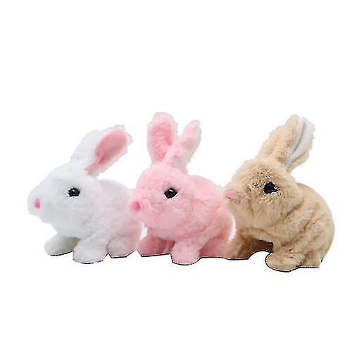 Lapin Électrique Sautant Blanc
