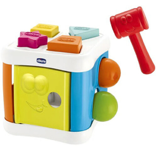 Chicco Cube à formes 2 en 1 - Multicolore