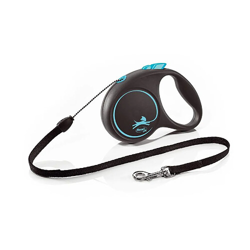 Flexi Black Design S Cord - Noir/Bleu