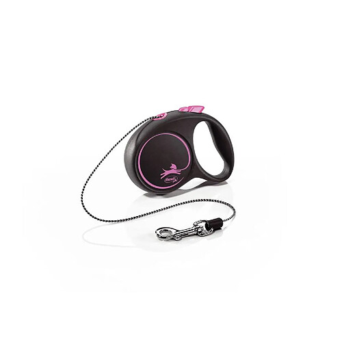 Flexi Black Design XS - Black/Pink