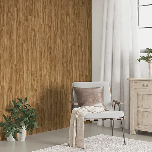 vidaXL Panneaux muraux - Aspect bois