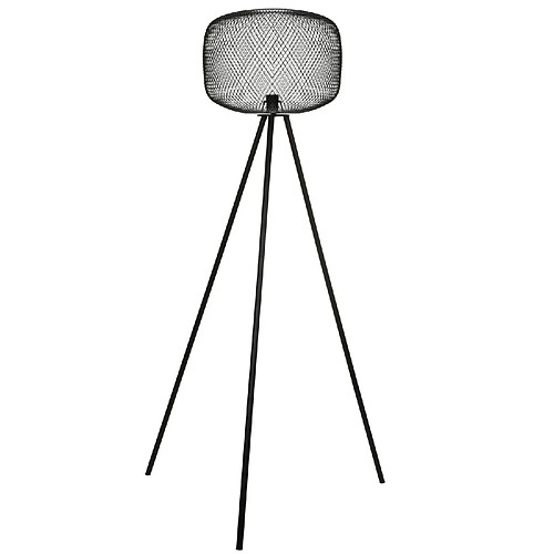 Urban Living Lampadaire design industriel en métal Spirit - H. 160 cm - Noir