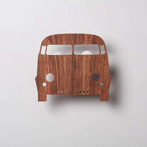 Ledkia Applique Murale Kids Bois Bussi