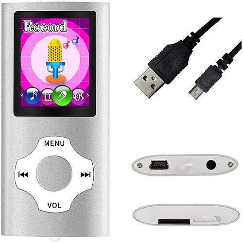 Vendos85 Lecteur MP4 - Argent
