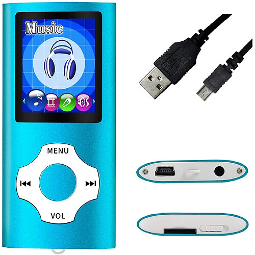 Vendos85 Lecteur MP4 - Bleu clair