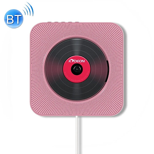 Wewoo Lecteur DVD CD Bluetooth - Rose