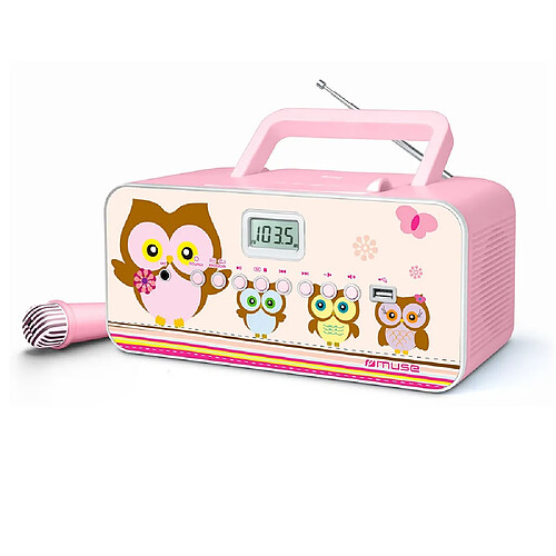 Muse Radio CD enfant M29KP - Rose