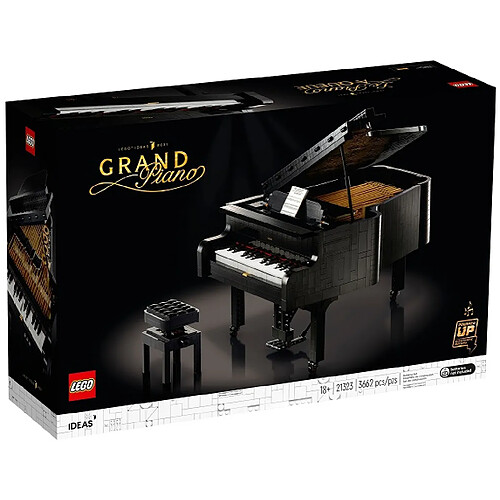 Lego Ideas Grand Piano - Noir