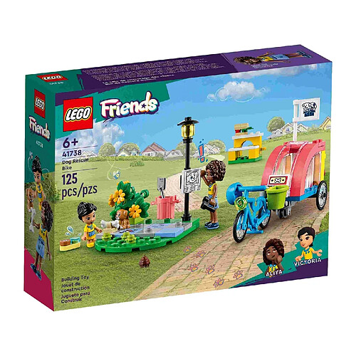 Lego Friends vélo de sauvetage canin