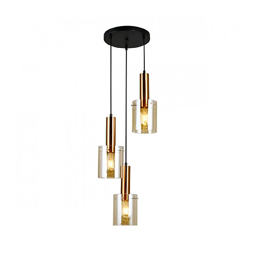 Luminaire Center Sardo Ambre