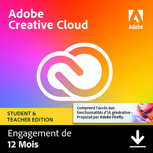 Adobe Systems Adobe Creative Cloud All Apps - Etudiants et enseignants