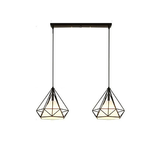Stoex Suspension cage diamant - Noir