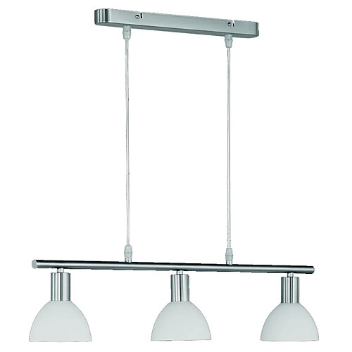 Trio Lampe à Suspension DETROIT Nickel Mat