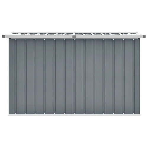 Helloshop26 Coffre de jardin - Gris