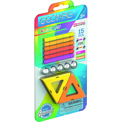 Geomag Rainbow jeu de construction magnétique - Multicolore