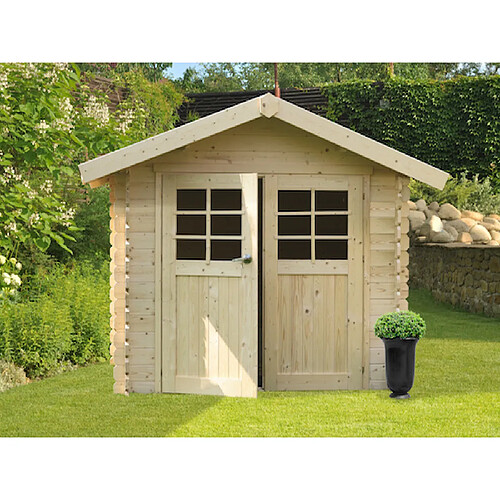 Solid Abri jardin 2,98×2,38×2,39 m - 7,09 m²