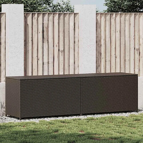 vidaXL Boîte de rangement 200x50x60 cm - Marron
