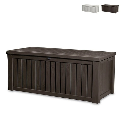 Curver coffre de jardin Rockwood - marron