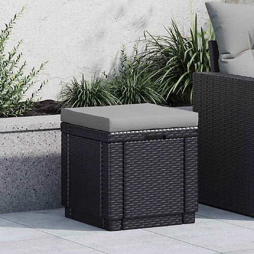 Keter Pouf de rangement Cube - Graphite