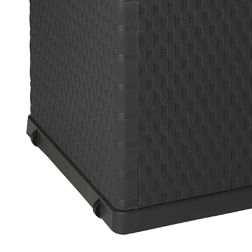 Helloshop26 Coffre de rangement extérieur - Anthracite