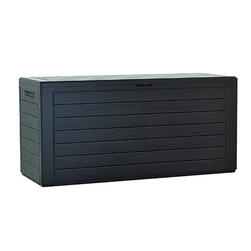 Coffre de jardin plastique - Anthracite