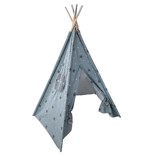 Atmosphera Tipi pour enfant avec motifs Dream - H. 160 cm - Bleu