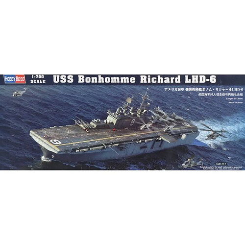 Hobby boss maquette navire de guerre USS Bonhomme Richard - Gris