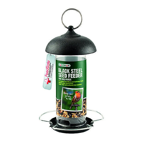 Gardman Mangeoire Oiseaux Métal Noir