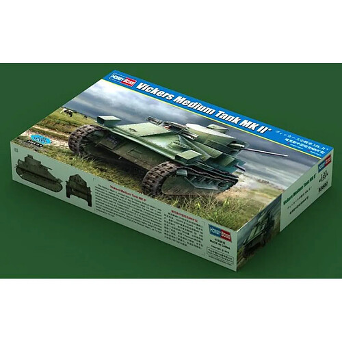 Hobby boss maquette char Vickers Medium Tank Mk II - 1/35