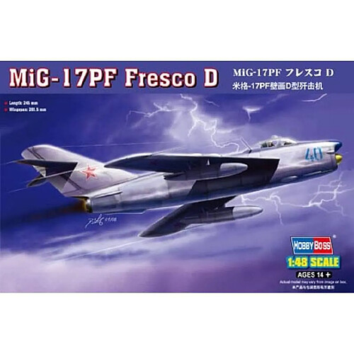 Hobby boss maquette MiG-17PF Fresco D - 1/48