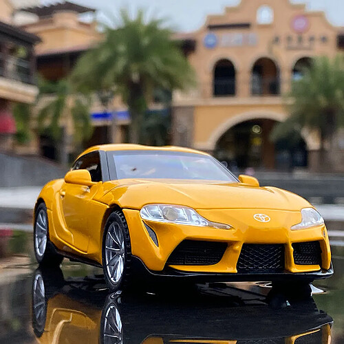 Modèle réduit Toyota Supra 1:32 - Jaune