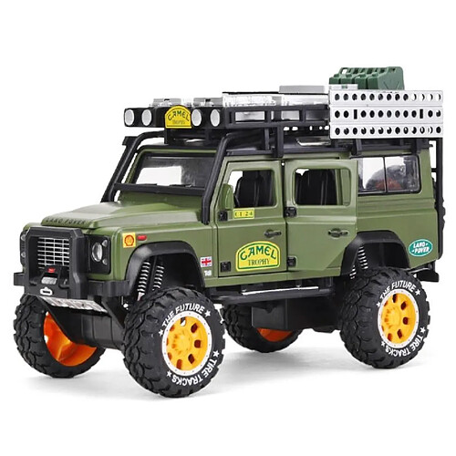 Voiture miniature Defender Camel 1:28 - Vert