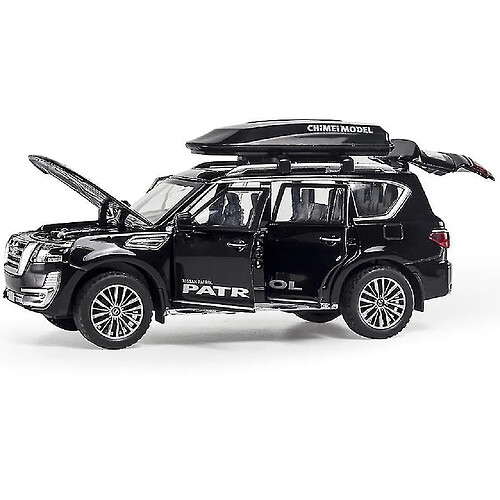 Modèle de voiture Nissan Patrol SUV 1:32 - Noir