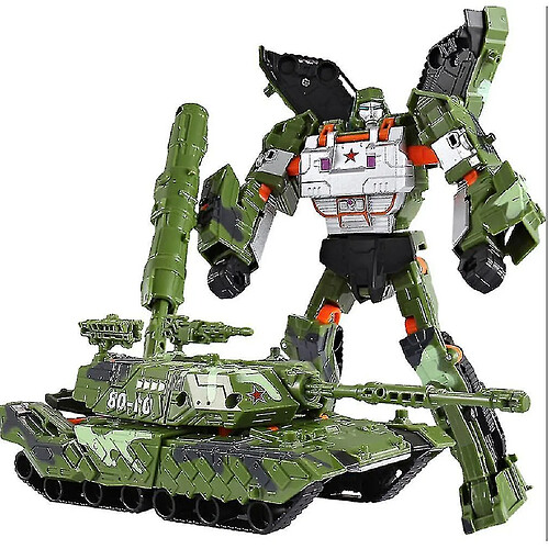 Robot voiture transformable jouet - Vert