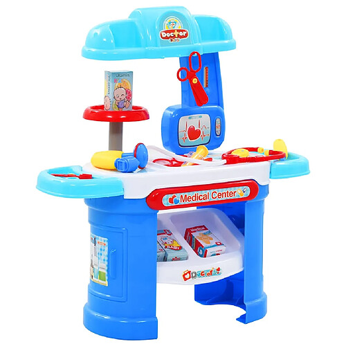 VIDAXL Ensemble de jeu de docteur 15 pcs