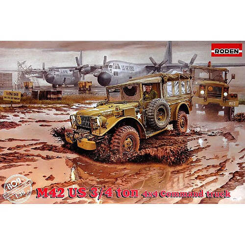 Roden maquette camion US M42 4x4 Command