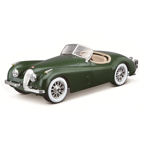 Modèle voiture Jaguar XK120 roadster 1:24 - Vert