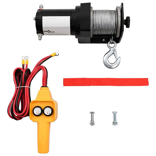 vidaXL Treuil électrique 12V 907 kg