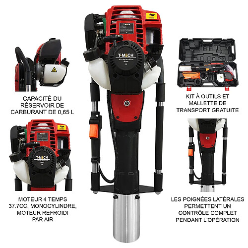 Monstershop T-Mech Enfonce Pieux Essence 4 Temps