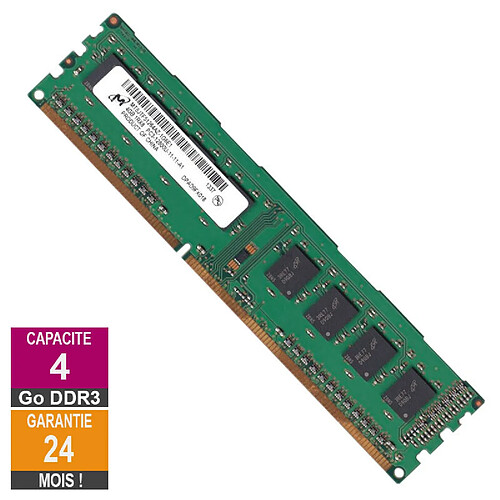 Micron MT8JTF51264AZ-1G6E1 4Go 1600MHz DDR3 · Reconditionné