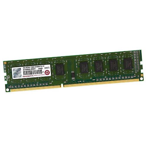 Transcend JM1600KLN-2G 2Go DDR3 1600MHz · Occasion