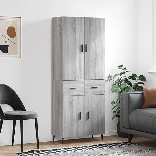 VIDAXL vidaXL Buffet haut - Sonoma gris