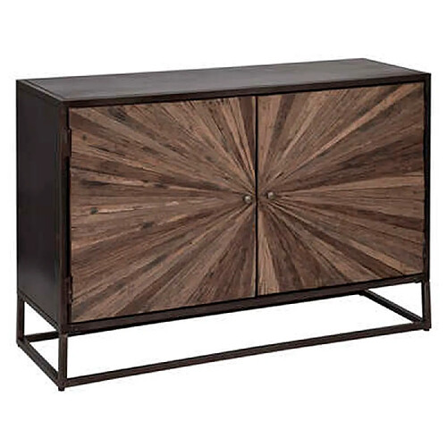 Pegane Buffet bois et métal - Marron